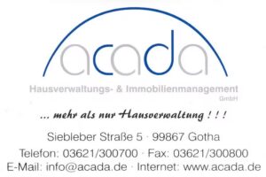acada Hausverwaltung & Immobilienmanagement GmbH Erfurt