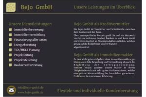 BeJo GmbH | Immobilien | Finanzierung | Planung TGA | Projektsteuerung