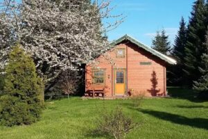 Blockhausgarten Ferienhausvermietung