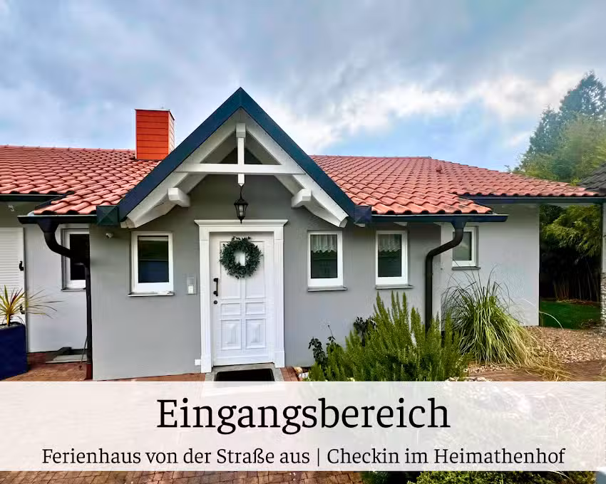 Ferienhaus Waldblick mit Kamin, Wintergarten und Terrasse