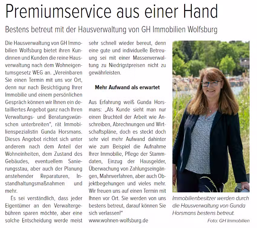 GH Immobilien Wolfsburg e.K.