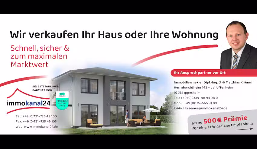Immobilienmakler Dipl.-Ing. (FH) Matthias Krämer