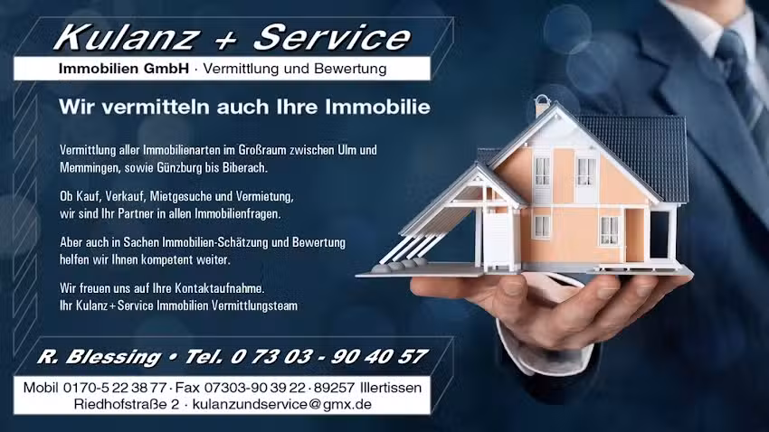 Kulanz + Service Immobilien GmbH, Vermittlung und Bewertung