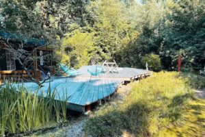 kuscheliges Waldhaus Kaminknistern