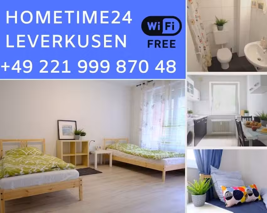 Monteurzimmer Leverkusen Zentrum by ( Hometime24 )