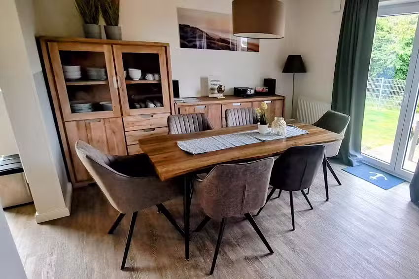 Urlaub mit Hunden im Ferienhaus Paul mit Saunahaus bei St. Peter-Ording